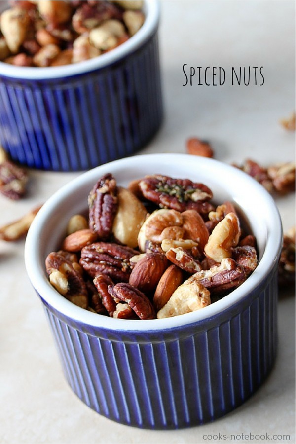 spiced nuts - www.cooks-notebook.com